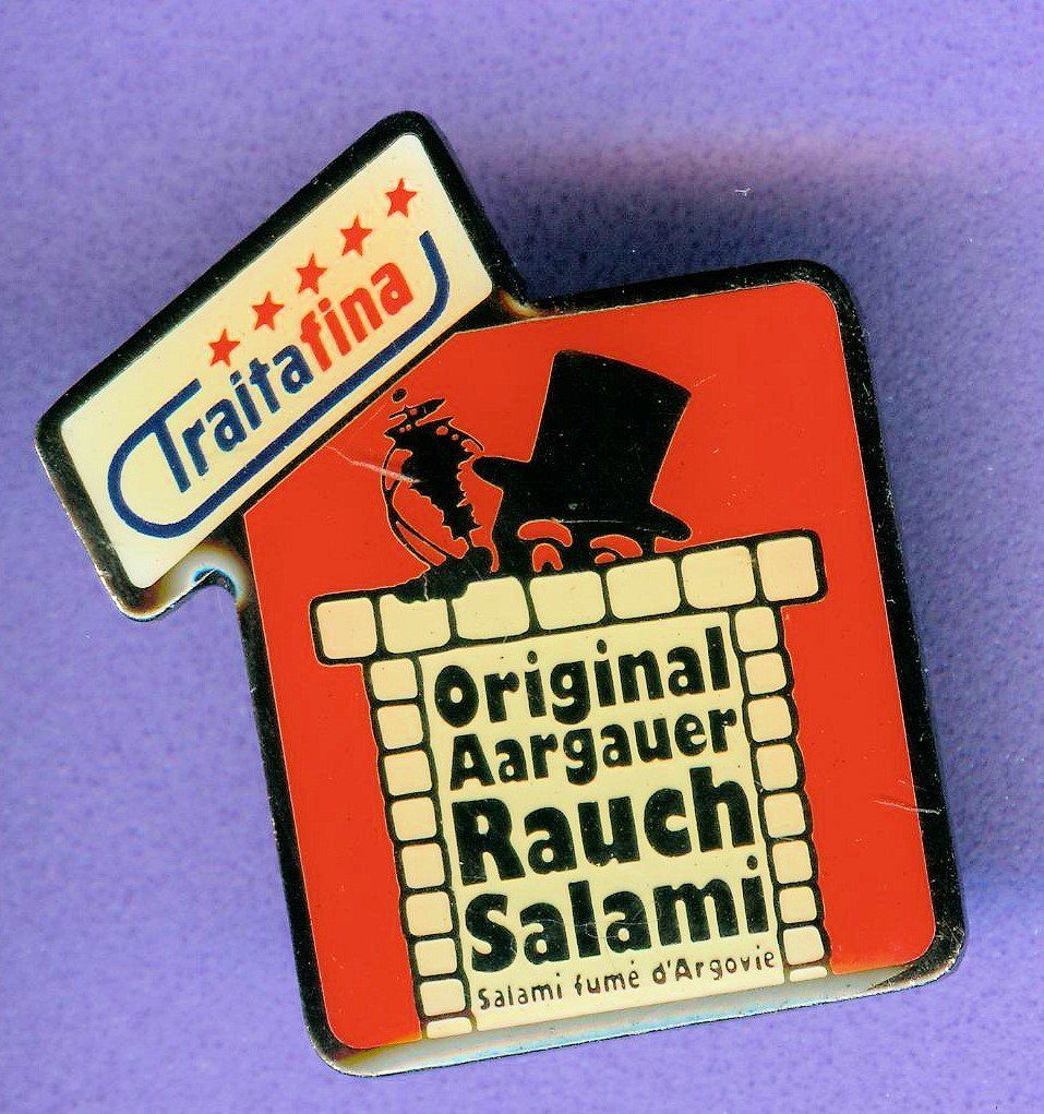 Placchette & Badge: Traitafina  Rauch Salami – Usato da Winterthur venduto da Sammleroase