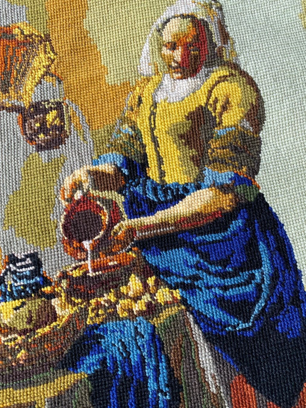 Foto & Immagini: 2 Bilder Petit Point Vintage Vermeer – Nuovo (secondo la descrizione) da niederbipp venduto da Esbenz 6