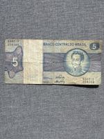 Alte Brasilien Banknote 5 Cruzeiros