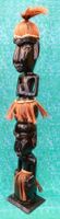 Grosse Ethno Holz Statue Figur XL 1 Meter
