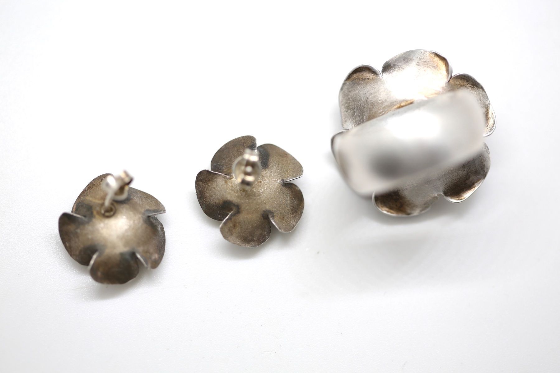 Autres bijoux: Silberring und Ohrstecker – D'occasion à Reinach BL par Han-Numismatik 4