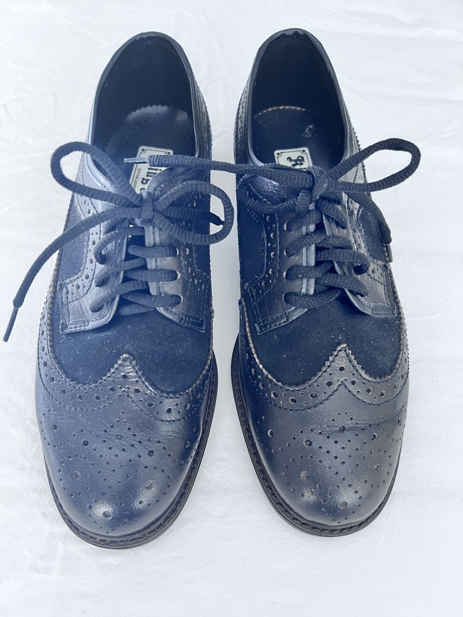 Scarpe da uomo: Schwarze Leder Budapester King Street Gr. 41 – Usato da Pfungen venduto da smi_9vy9