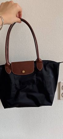 Longchamp Le Pliage Tote Bag Black/Brown