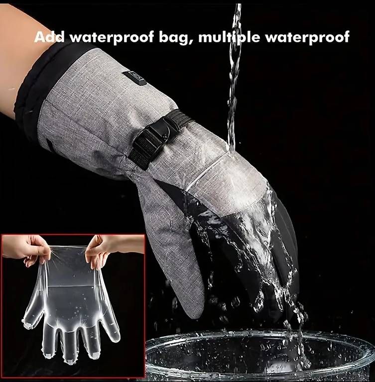 Handschuhe & Handstulpen: Neue beheizte Winterhandschuhe in Grau – Gebraucht aus Roggwil BE von pet_6pws 3