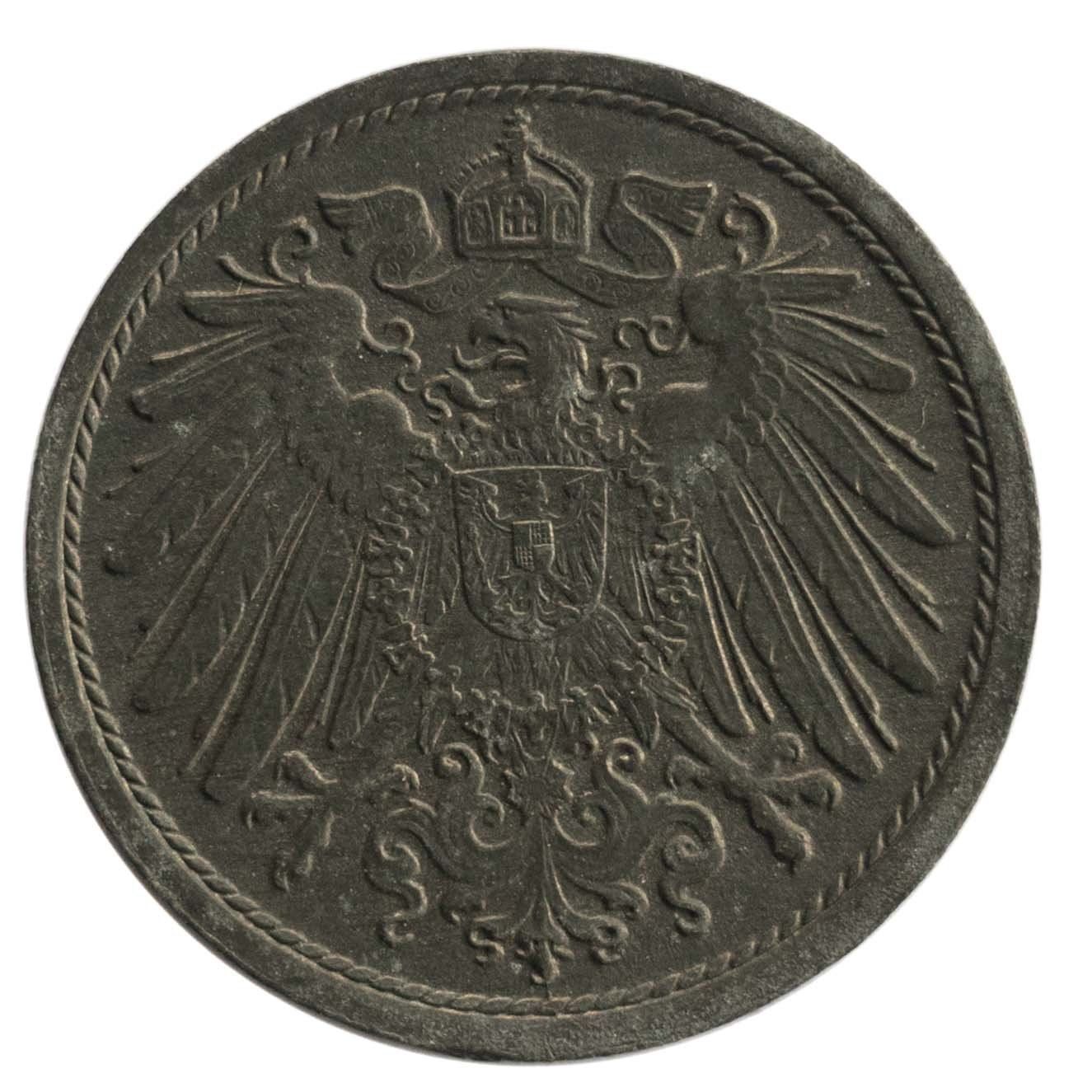 Tutti le monete: Deutschland 10 Pfennig 1919 – Nuovo e nell'imballaggio originale da Rotkreuz venduto da num_6343 1