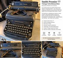 Schreibmaschine Smith Premier 77 Vintage Zustand unbekannt