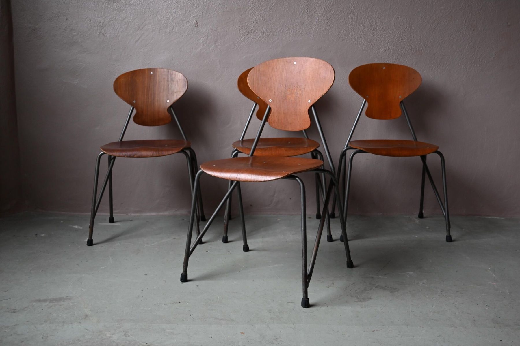 Sedie: Chaises danoises de Steen Eiler Rasmussen & Kai Lyngfeldt – Usato da COLMAR venduto da Sophiebellelurette 1