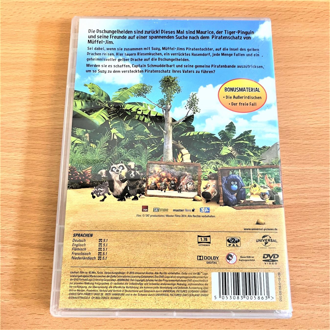 Alle DVDs: DVD - Die Dschungelhelden 2 - Operation: Piratenschatz – Gebraucht aus Amlikon-Bissegg von allerlei-versand 2