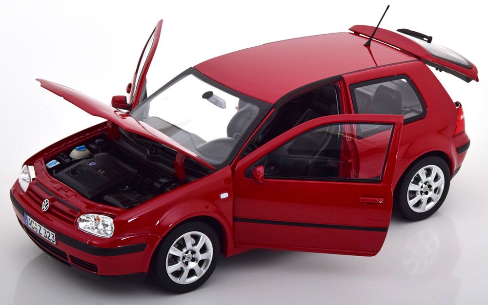 Volkswagen Modellini d'auto: VW GOLF IV 2002 ROT 1:18 NOREV – Nuovo e nell'imballaggio originale da Suhr venduto da Moebelsiralfred 2
