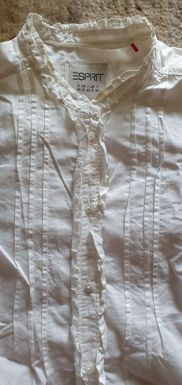 Esprit Camicette: Esprit weisse Bluse. Grösse 38 – Nuovo (secondo la descrizione) da Unterentfelden venduto da LookoutMt 2