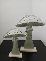 Herbstdeko Pilz 2er Set