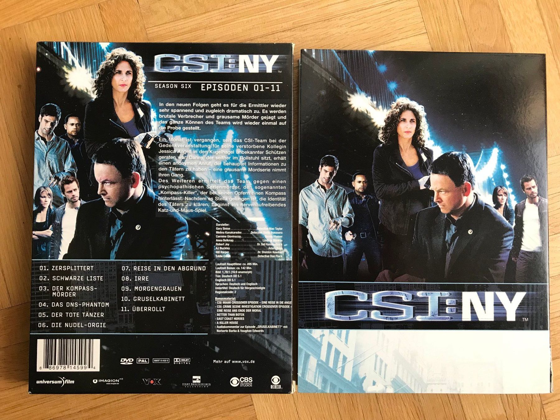 Alle DVDs: CSI: NY - Season 6.1 - DVD – Gebraucht aus Zürich von Malcom 1