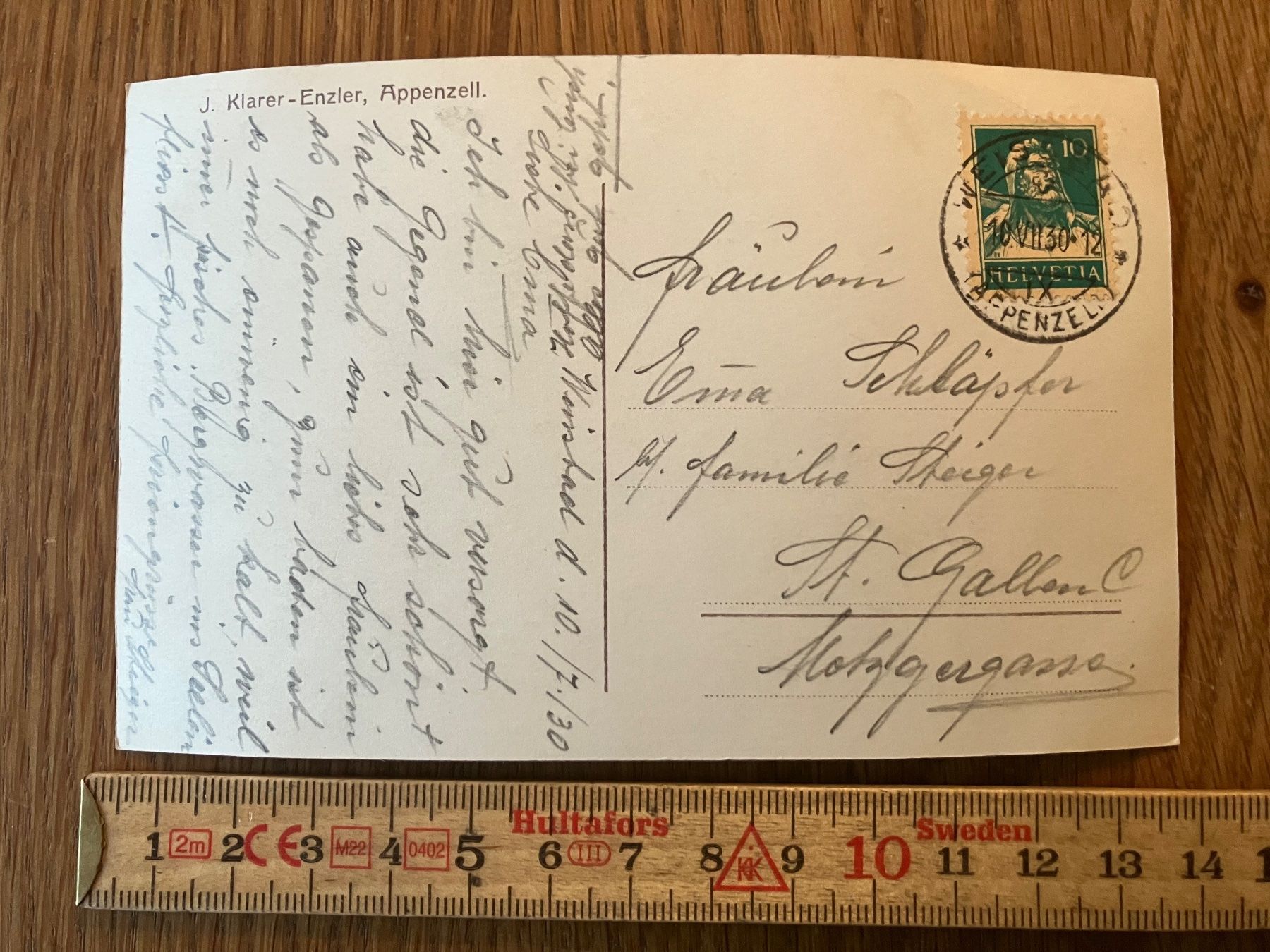 Cartoline postali: Antike Ansichtskarte Appenzeller – Usato da Waldstatt venduto da breitaxt 2