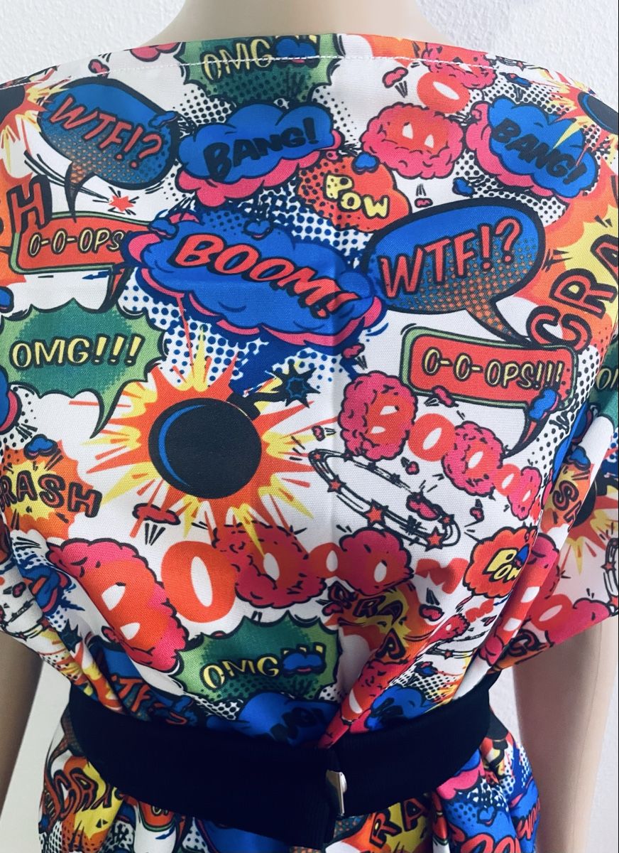 Vestiti: Comic-Kleid mit Gürtel - Sommerlicher Hingucker! Gr.M – Nuovo e nell'imballaggio originale da Au ZH venduto da Jaggy4 5