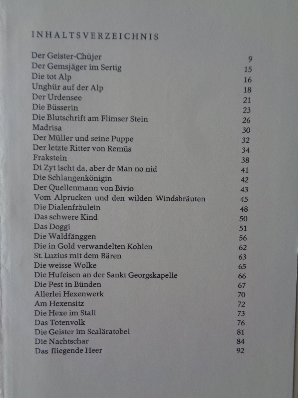 Bücher: Bündner Sagen - Arnold Büchli - 1976 – Gebraucht aus Chur von Oregano1 2