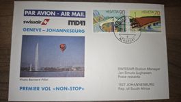 Swissair Geneve - Johannesburg 29.10.1991