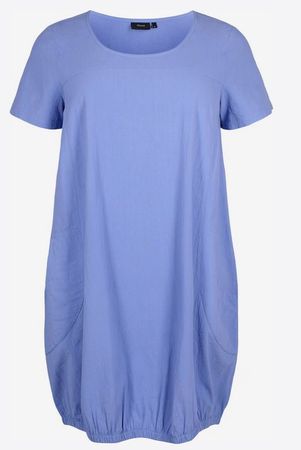 Zizzi Kleid 'Jeasy' in Blau, 50/52, L