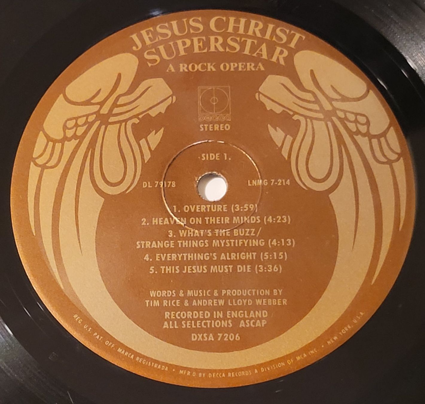 Schallplatten: Jesus Christ Superstar - von 1972 – Gebraucht aus Zürich von Avd 6