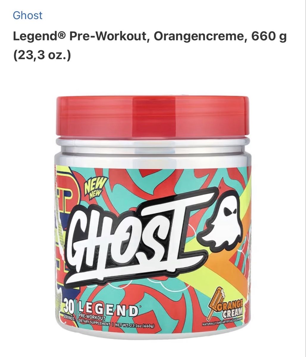 Cibi & Specialità: Ghost Legend Pre-Workout Orangencrem – Usato da Adligenswil venduto da Lasvegas_66