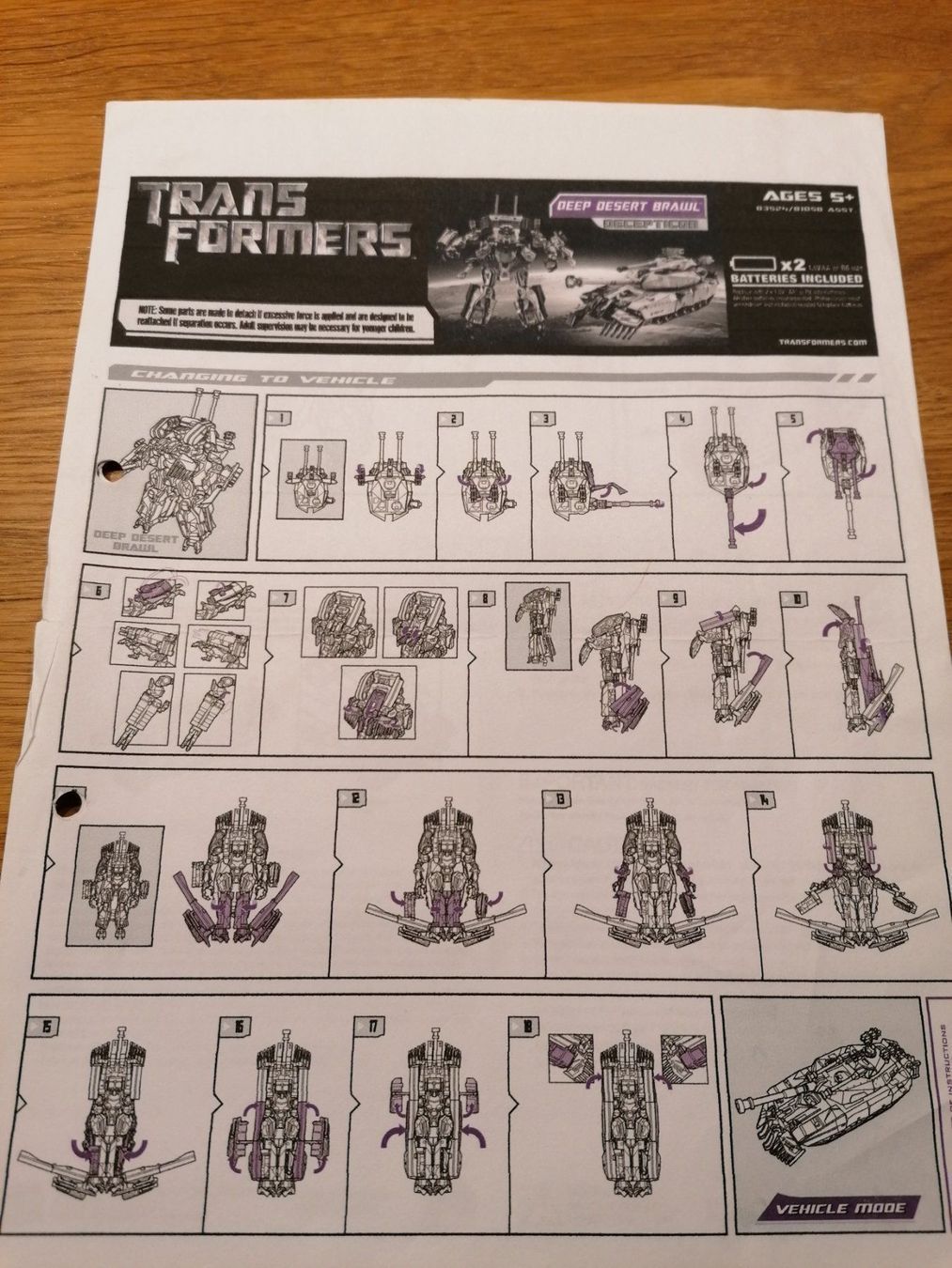 Statuette: Transformers Deep Desert Brawl – Usato da Einsiedeln venduto da Bounty018 3