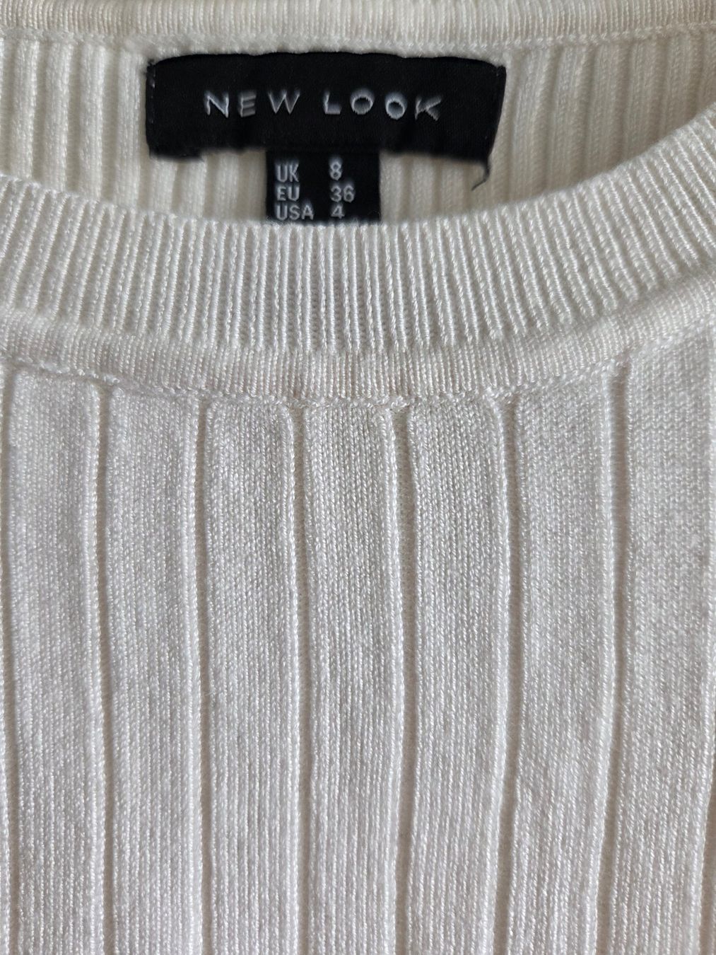 New Look Top: NEWLOOK Pull côtelé blanc - Taille S – Nuovo (secondo la descrizione) da Chavannes-Renens venduto da mau_8rwz 2