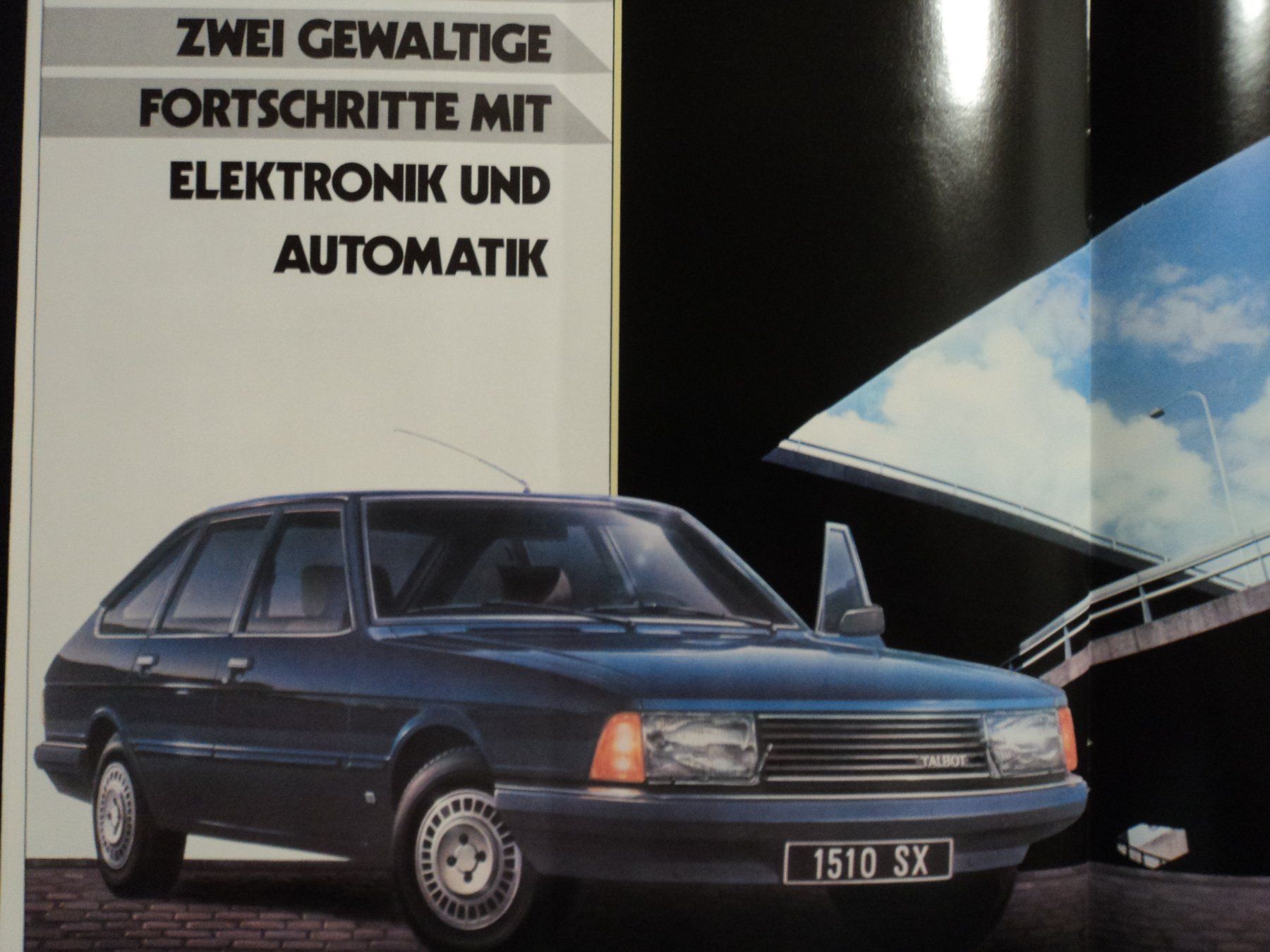 Talbot Documenti: Prospekt Talbot 1510 1979 – Usato da Schwarzenburg venduto da modelCARama 5