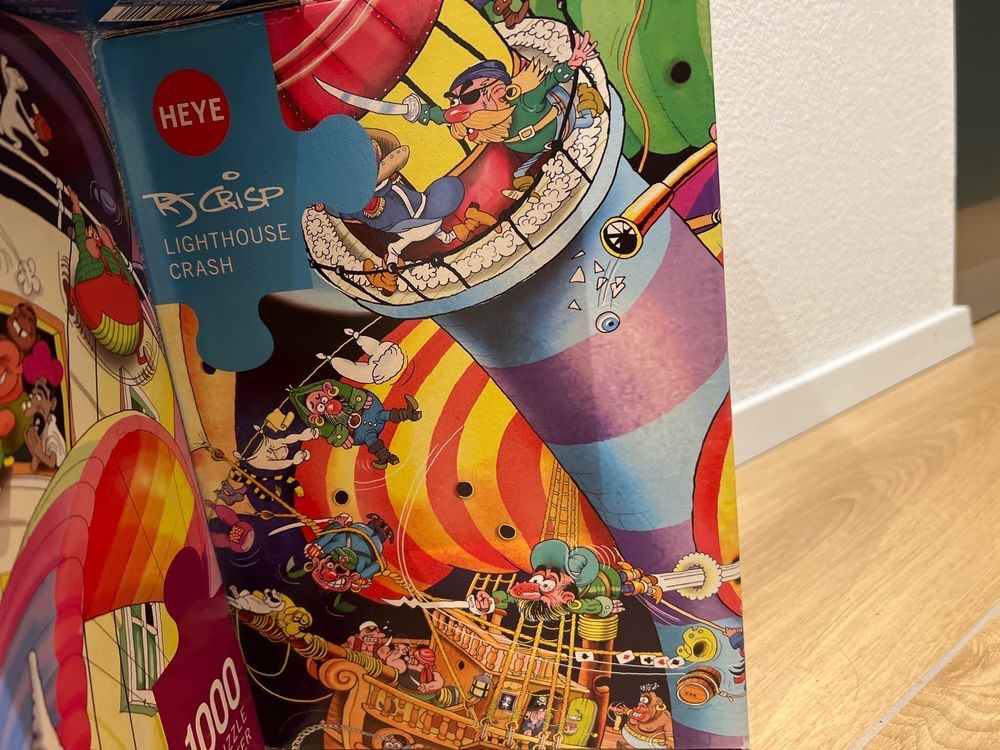 Heye Puzzle: 3x Heye RJ Crisp: Ginger & Fred, Lighthouse crash, Wave – Usato da Sennhof venduto da Dealmonster 2