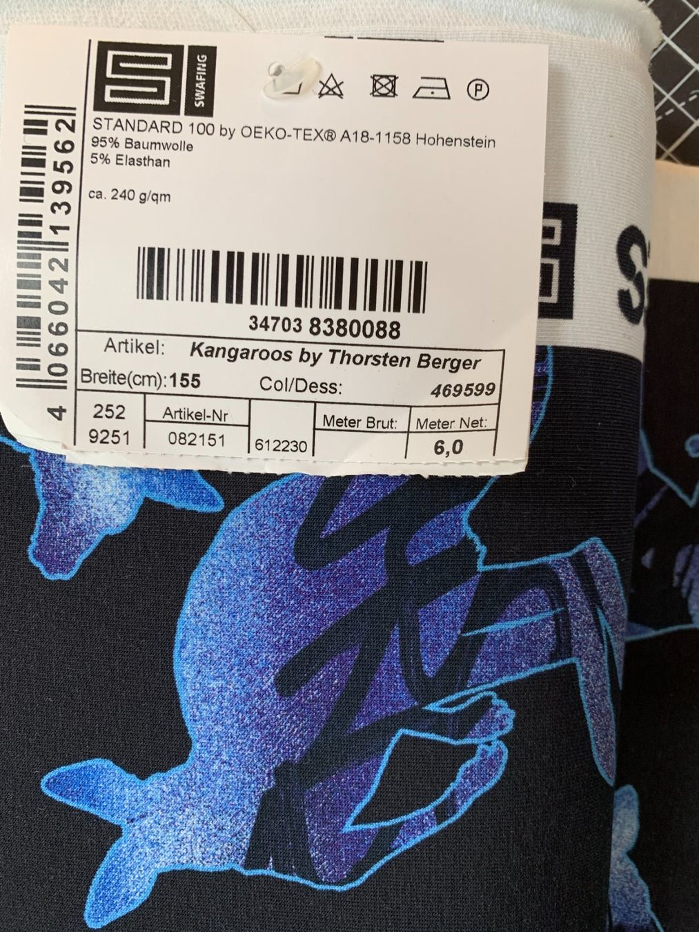Stoffe: Kangaroos by Thorsten Berger – Neu (gemäss Beschreibung) aus Oberarth von Mako999 1