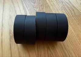 Lot de 5 rouleaux adhésifs décoratifs MT noir