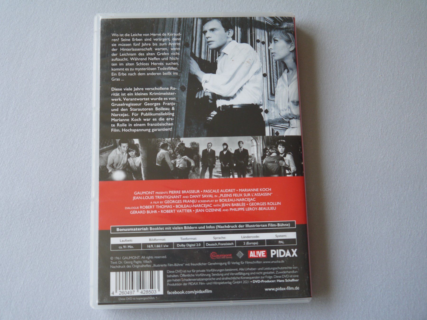 Alle DVDs: Mitternachtsmörder(1961) - Jean-Louis Trintignant – Gebraucht aus Hagendorn von Blaf 1