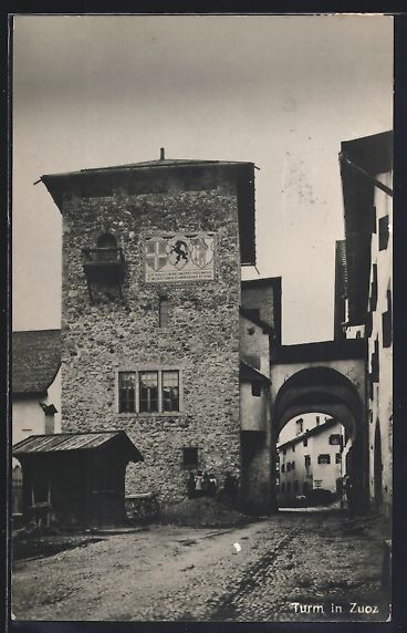 Cartes postales: AK Zuoz, Turm, 1926 – D'occasion à Berlin par bartko-reher
