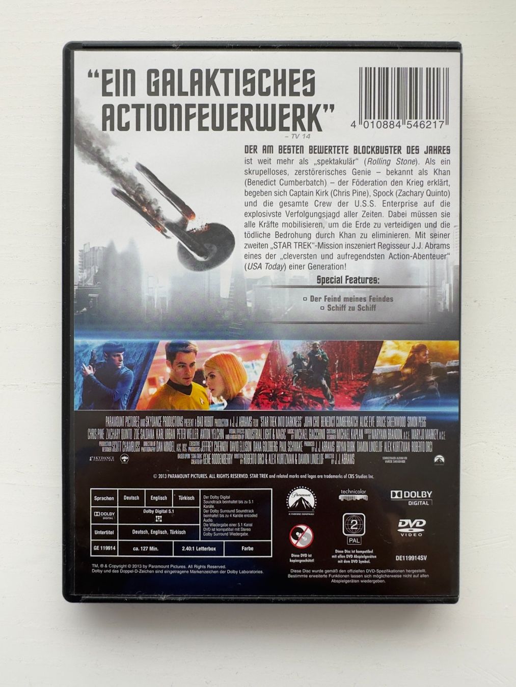 Tutti i DVDs: Star Trek - Into Darkness – Nuovo (secondo la descrizione) da Nottwil venduto da grabi77 1