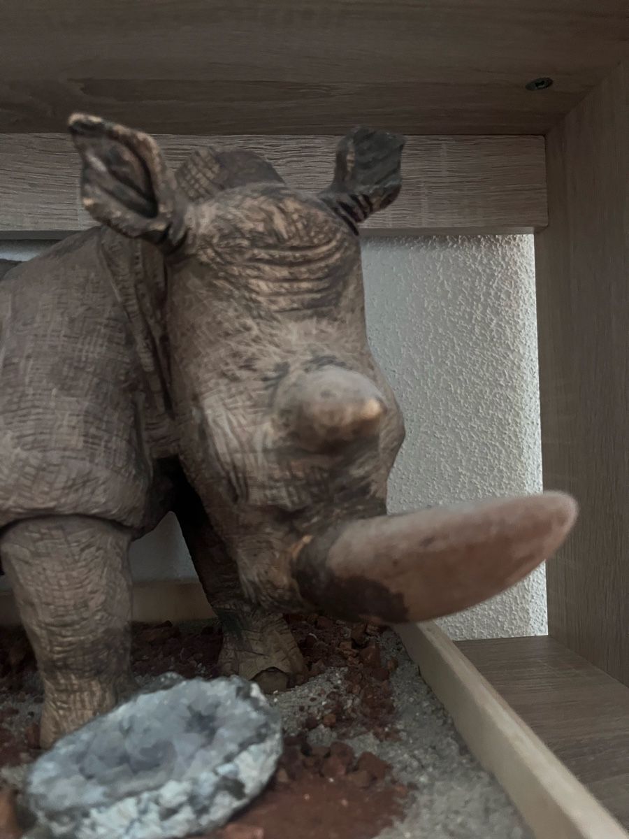 Figurines: Handgeschnitzte Rhino Figur – Neuf (Voir description) à Lufingen par man_95hm 1