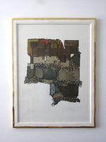 R. Mirer Litho "Walsersiedlung" 1983,  gerahmt,  Fr. 560.--