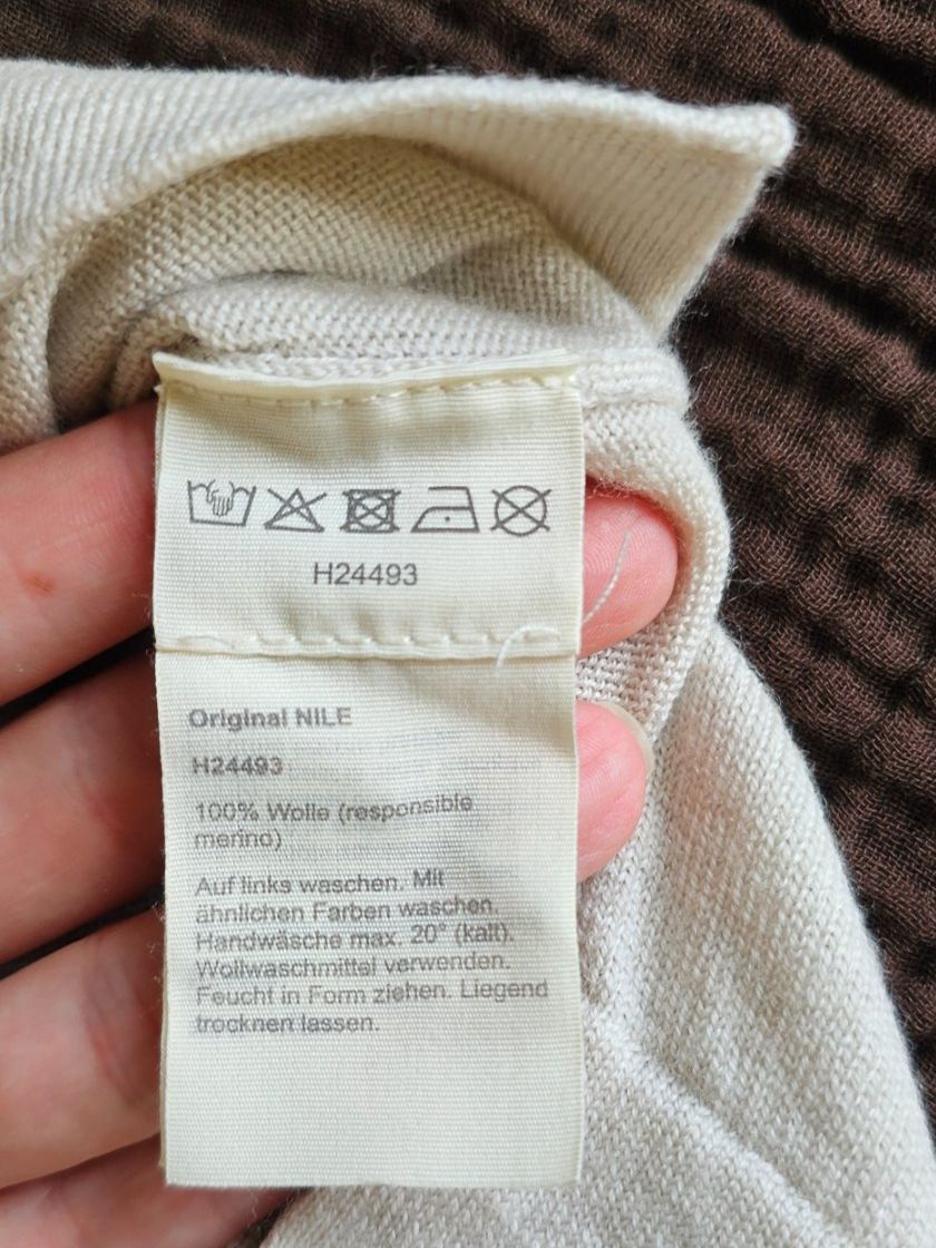 Nile Maglioni & Felpe: Nile - Pullover Marinowolle - neuwertig - Gr. M – Usato da Kollbrunn venduto da Antikmann 1