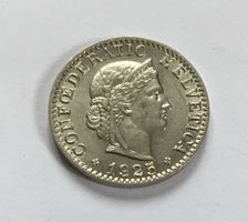 1925 20 Rappen unz / stgl KW Fr. 100.-