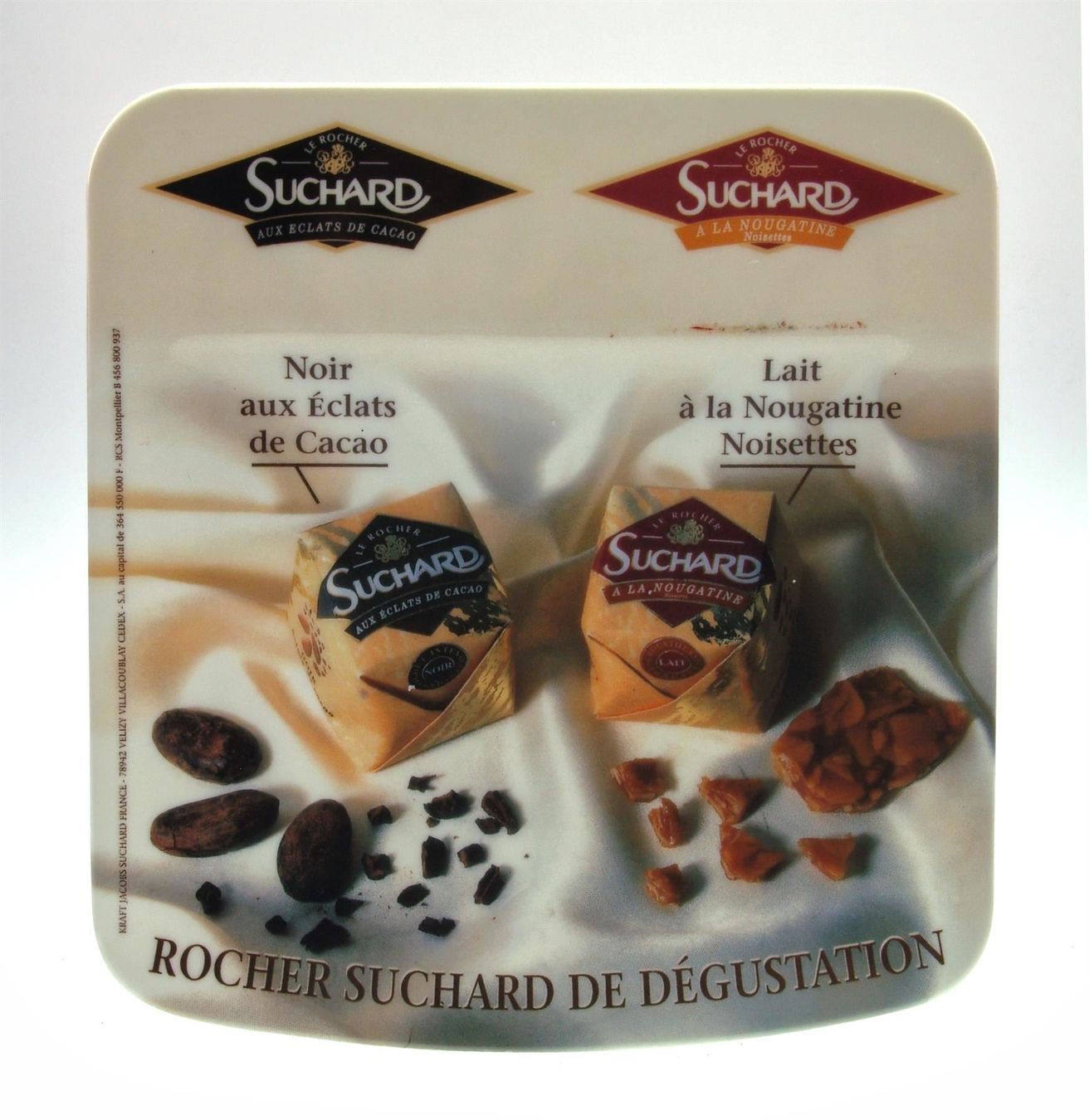 Teller: Schweizer Schokolade Suchard Zahlteller – Gebraucht aus Seedorf BE von ArcoCera