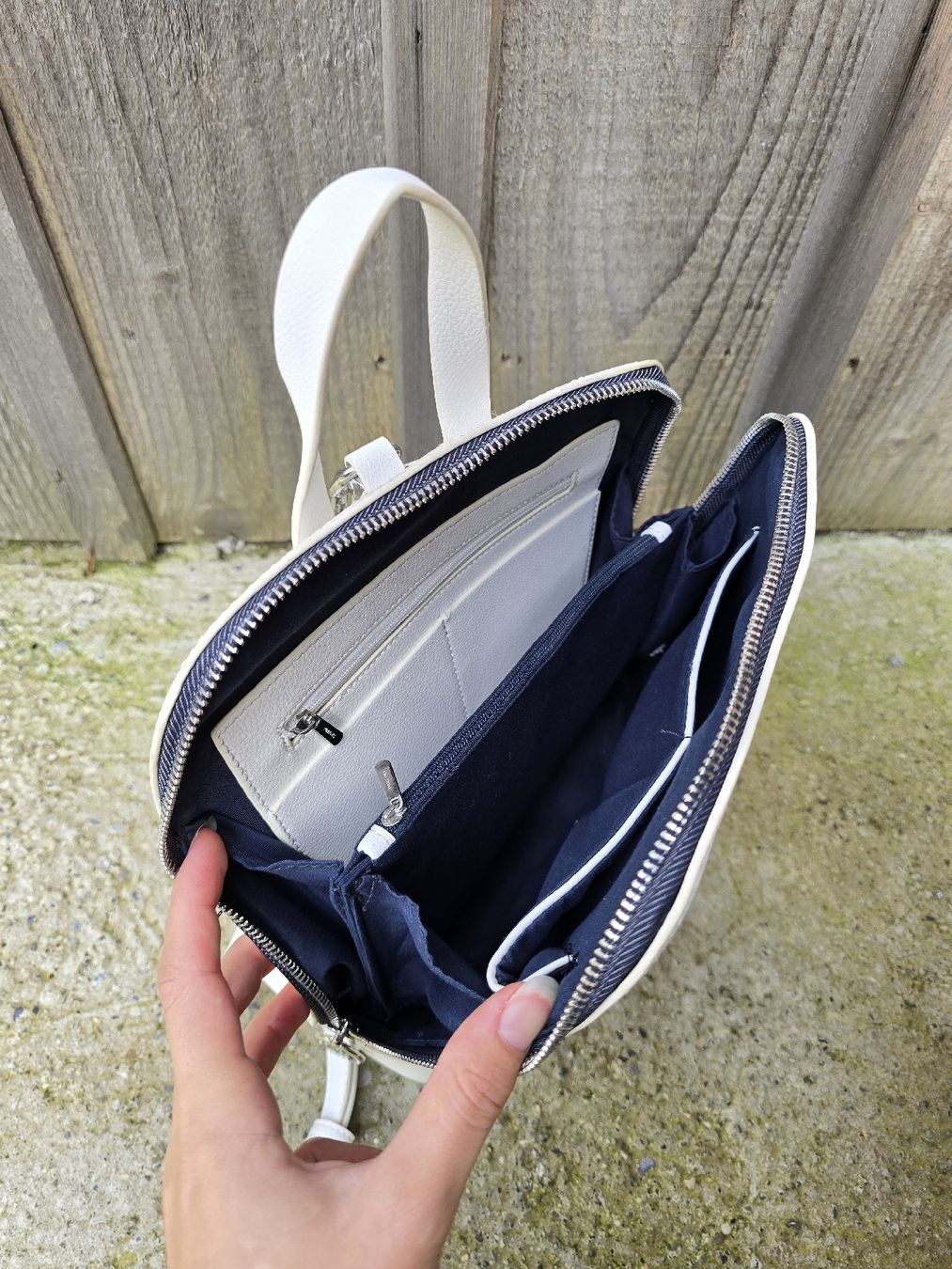 Zaini: Sac à dos blanc, Parfois – Usato da Moutier venduto da nadia.manadmabad 6