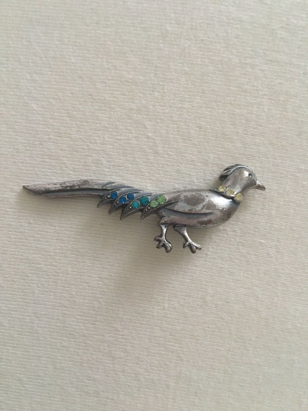Spille & Fermagli: Brosche Paradiesvogel – Usato da Siebnen venduto da Starlauf 1