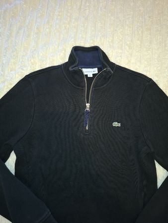 Sweat Pull Lacoste Demi-Zip Noir - Taille S (FR 3) S
