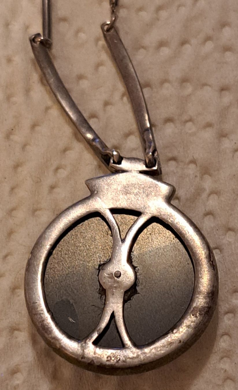 Catenine: Collier argent et onyx – Usato da Biel/Bienne venduto da raf_2yqq 2