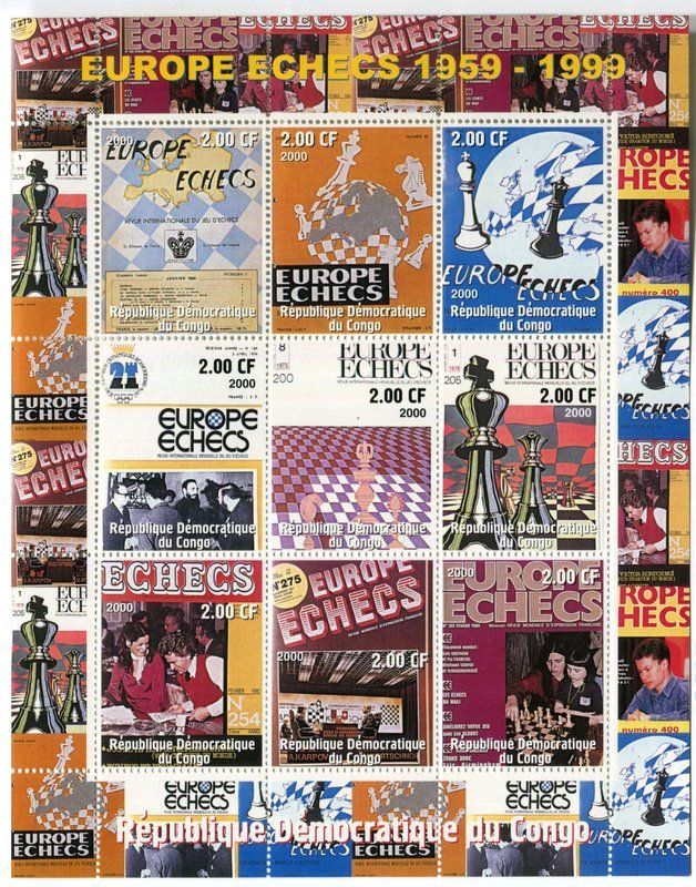 Tous les timbres: Block "Schach". Kongo – Neuf avec emballage d'origine à Basel par Butsch5