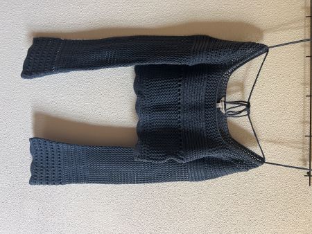 Crochet crop sweater