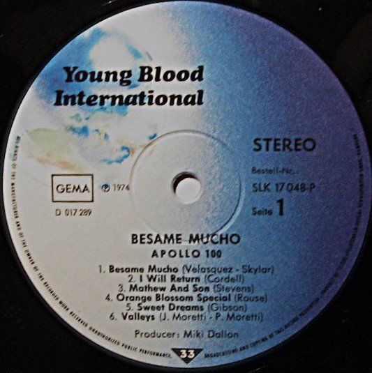Schallplatten: APOLLO 100 "Besame Mucho" LP in VG++/EX – Gebraucht aus Monthey von Pingmub 3