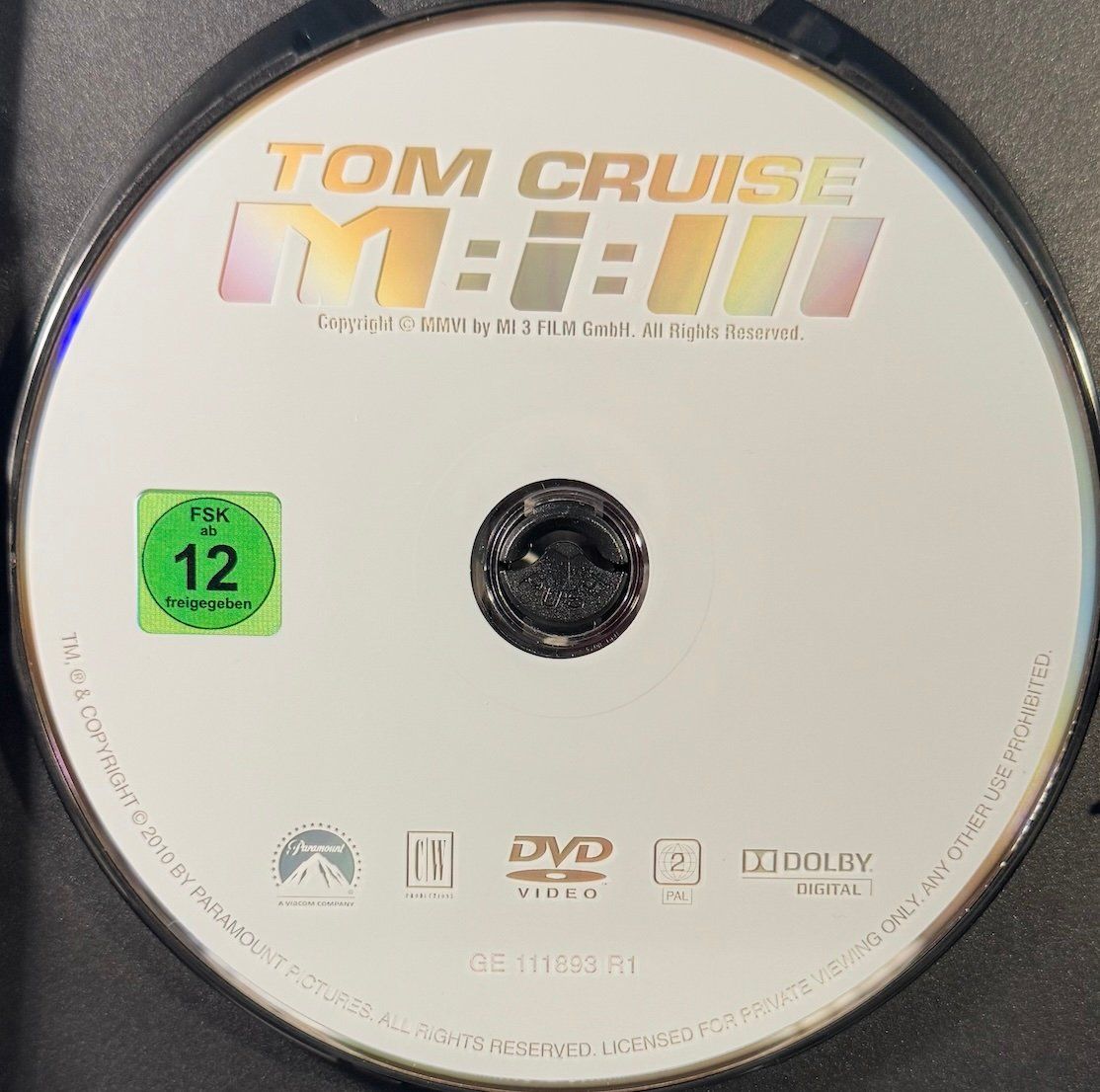 Tutti i DVDs: 3 DVDs MISSION: IMPOSSIBLE TRILOGY - TOM CRUISE – Usato da Wisen venduto da gigisna 3