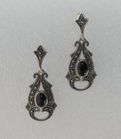antike Ohrstecker 925 Silber Markasiten