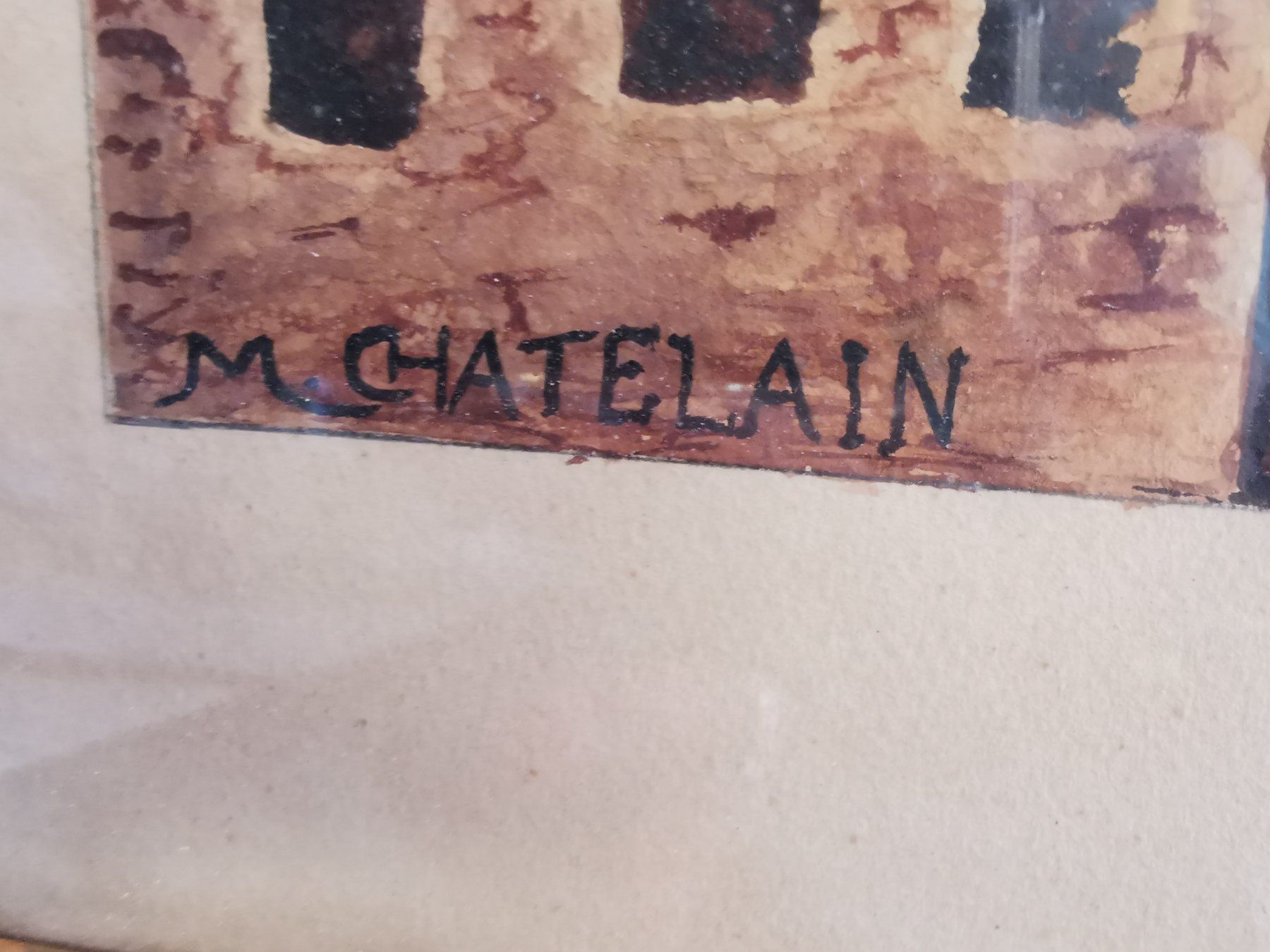 Dipinti: Signé M. CHÂTELAIN – Usato da Genève venduto da Qanil77 2