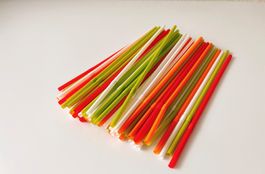 Neu, OVP! Trinkhalm von IKEA, bunt, 80 Stück, Länge 21 cm