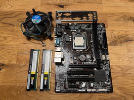 Retro-Mainboard +i7 CPU +RAM +CPU-Lüfter
