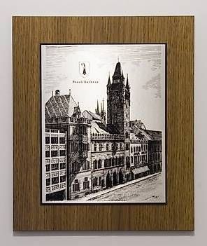 Incisioni: BASEL 4 Motiv 32,5x27 cm RARITÄT DÜRFEN NICHT MEHR GEÄTZT – Nuovo e nell'imballaggio originale da Ettingen venduto da 1985printemps 3